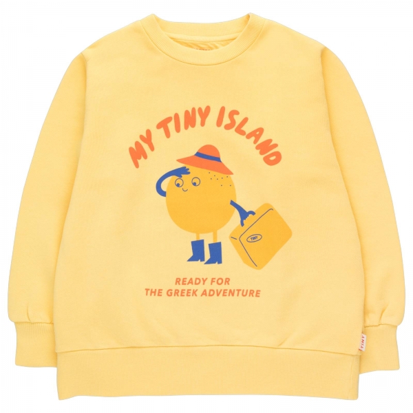 Tiny Cottons Bluza My Tiny Island żółta SS22-135-J46 
