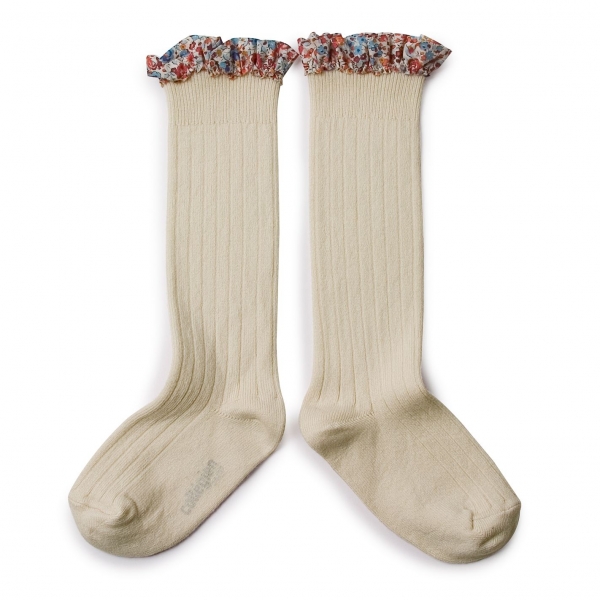 Collégien Knee high socks Elisabeth doux agneaux 2956 037