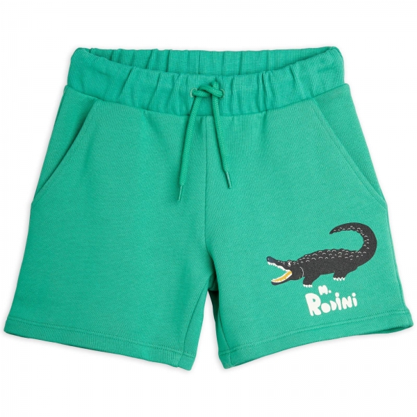 Mini Rodini Crocodile sp shorts green 2223013175 