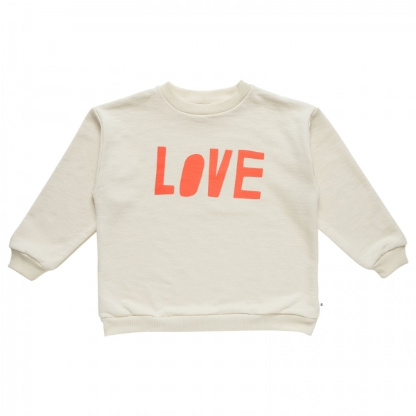 Maed for mini Sweatshirt Loving lama white SS2022-211 