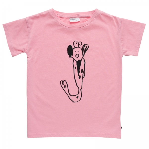 Maed for mini T-Shirt Picky pigmermaid pink SS2022-100 