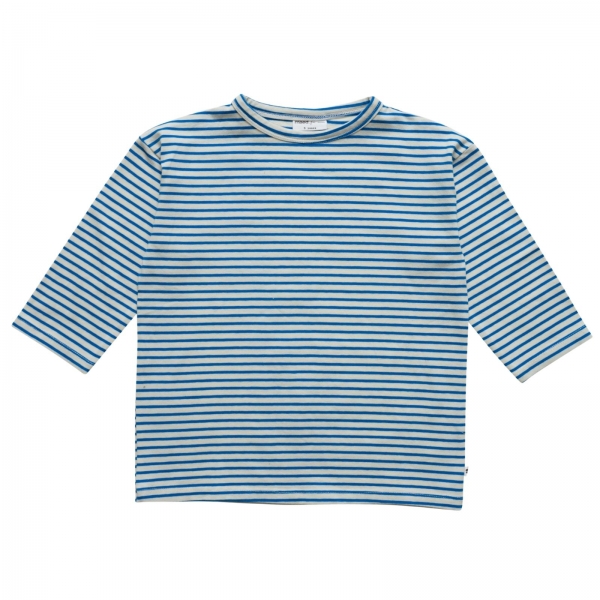 Maed for mini T-Shirt Stripped snail niebieski SS2022-107 
