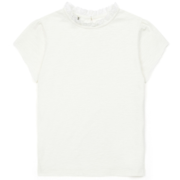 Bonton - Blanc t-shirt white - Blusas y camisetas - E22TILIATEEFU034 