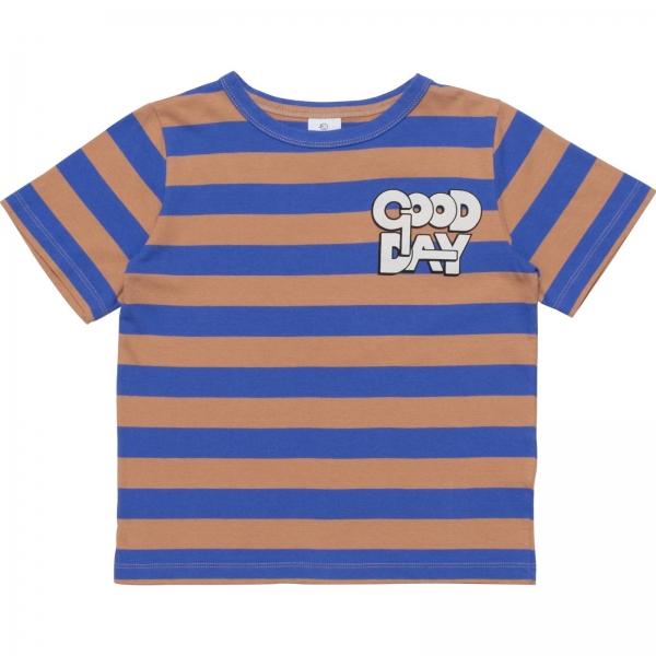 Wynken Koszulka "Good day" stripe wielobarwna WK12J23-CARAMELBLUESTRIPE 