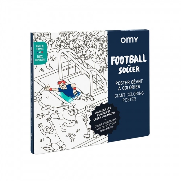 Omy Coloring book Football POS34 