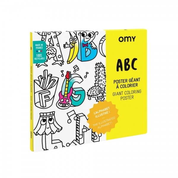 Omy Alphabet coloring book POS70
