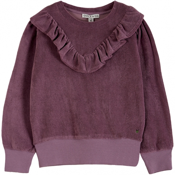 Emile et Ida Eponge sweatshirt purple U010 
