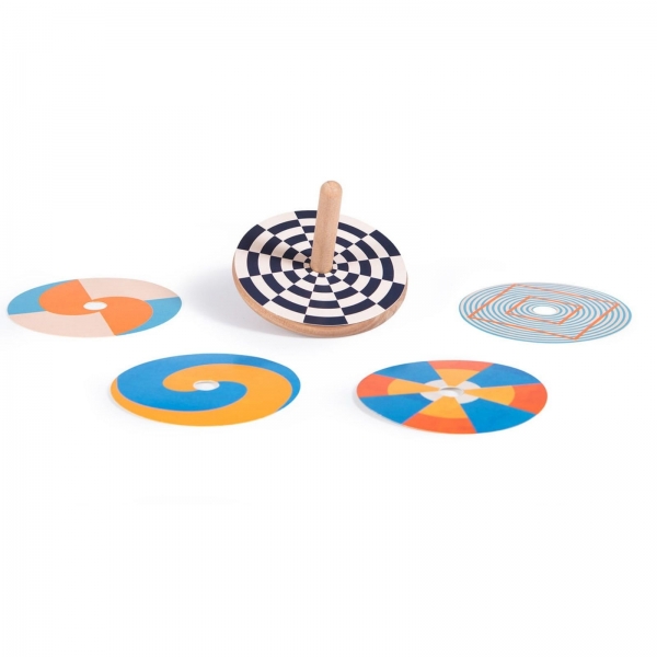 Moulin Roty Wooden optic spinner 711249 