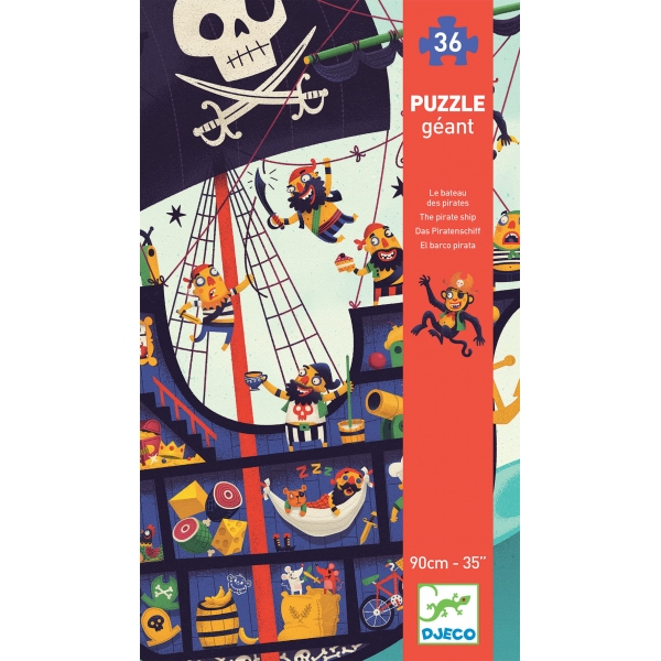 Djeco Pirate ship giant puzzles DJ07129 