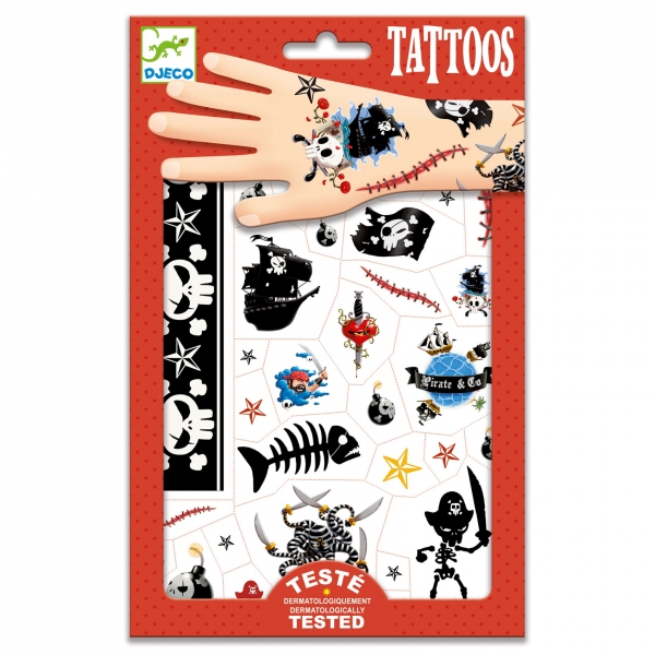 Djeco Pirate tattoos DJ09584 