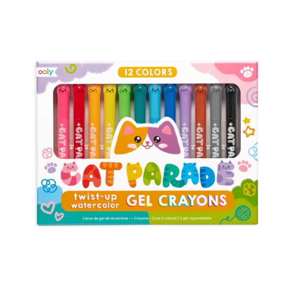 OOLY Watercolour gel crayons Cat parade 133-098 