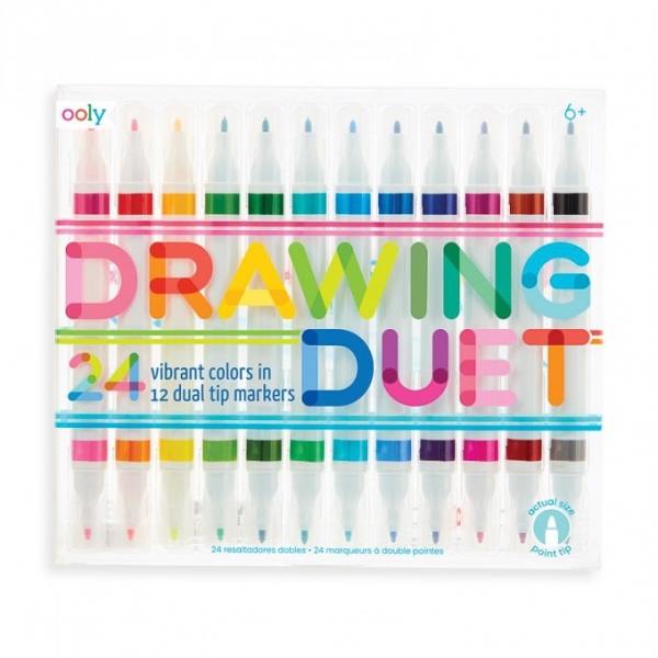 OOLY Double sided felt-tip pens Drawing duet 130-065 