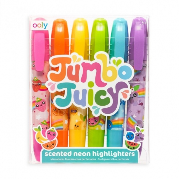 OOLY Fragrant neon felt-tip pens Jumbo juicy 130-067 