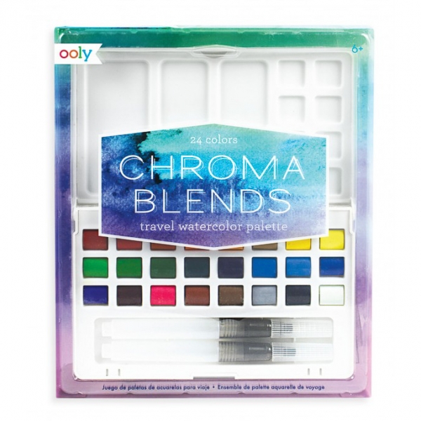 OOLY Watercolour paints pallet Chroma blends 126-010 