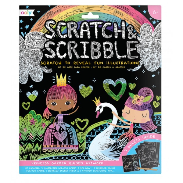 OOLY Scratch & scribble The princesses garden 161-038 