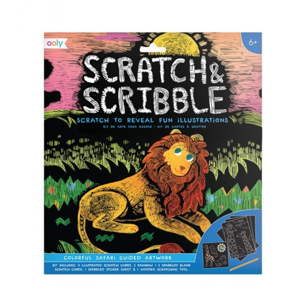 OOLY Scratch & scribble Safari 161-029 
