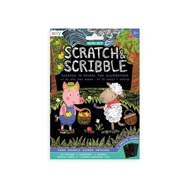 OOLY Scratch & scribble mini Pets 161-057 