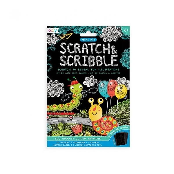 OOLY Scratch & scribble mini Bugs 161-056 