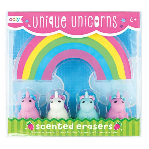 OOLY Fragrant erasers Unicorns and rainbow 112-082 