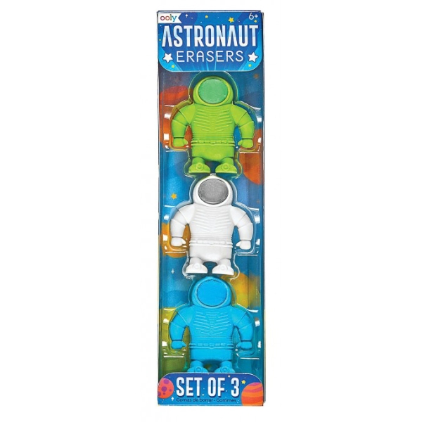 OOLY Astronaut erasers 112-087 
