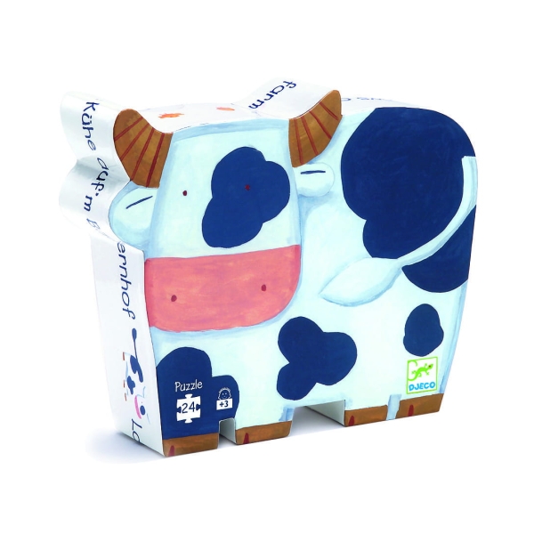 Djeco Cardboard puzzles Cow DJ07205 