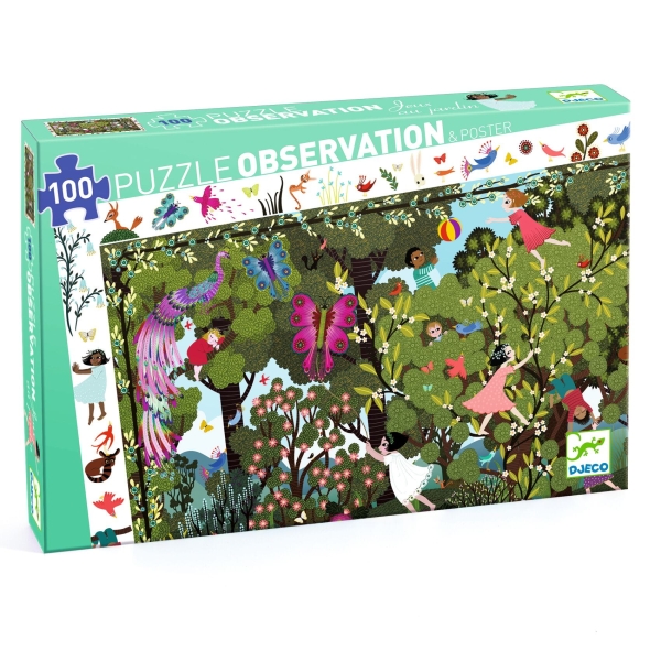 Djeco Puzzle obserwacja Gry w ogrodzie DJ07512 