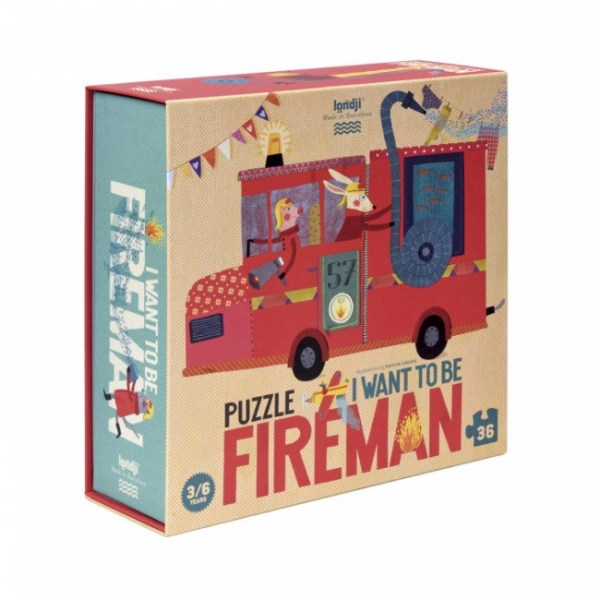 Londji "I want to be a fireman" puzzle PZ353 