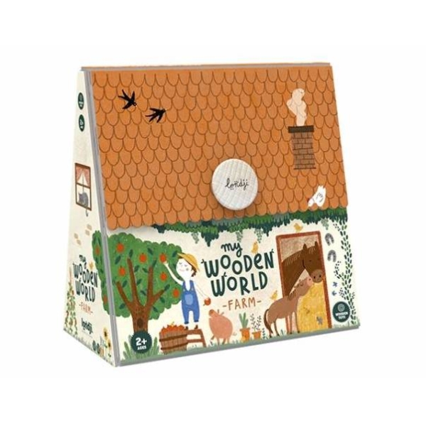 Londji Farm my wooden world jigsaw puzzle WT010 