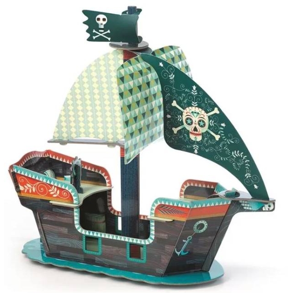 Djeco 3D puzzle Pirate ship DJ07709 