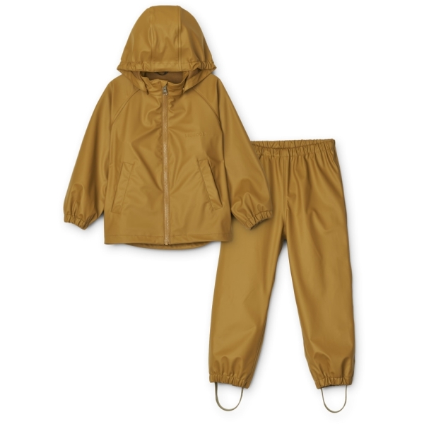 Liewood Moby rainwear set golden caramel LW14660 