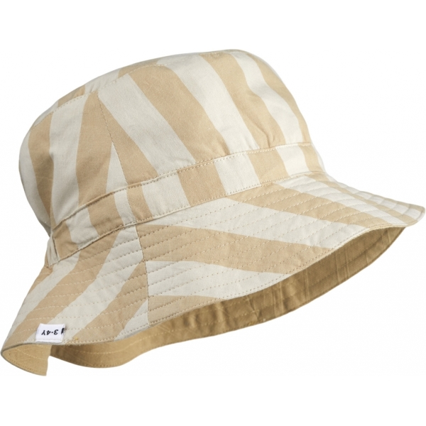 Liewood Sander reversible sun hat yarn safari/sandy LW14874 