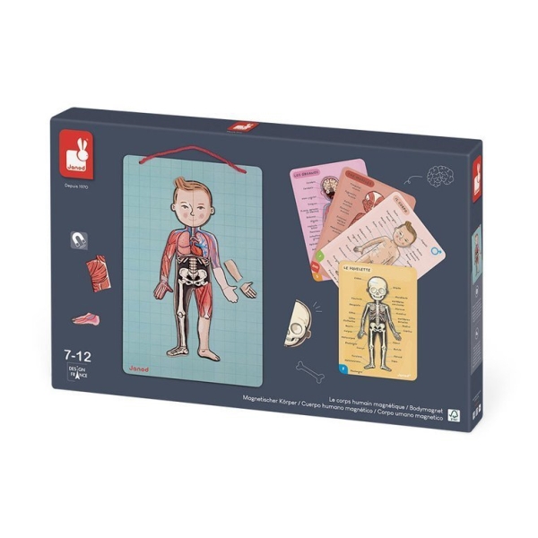 Janod Magnetic puzzle Human body J05491 