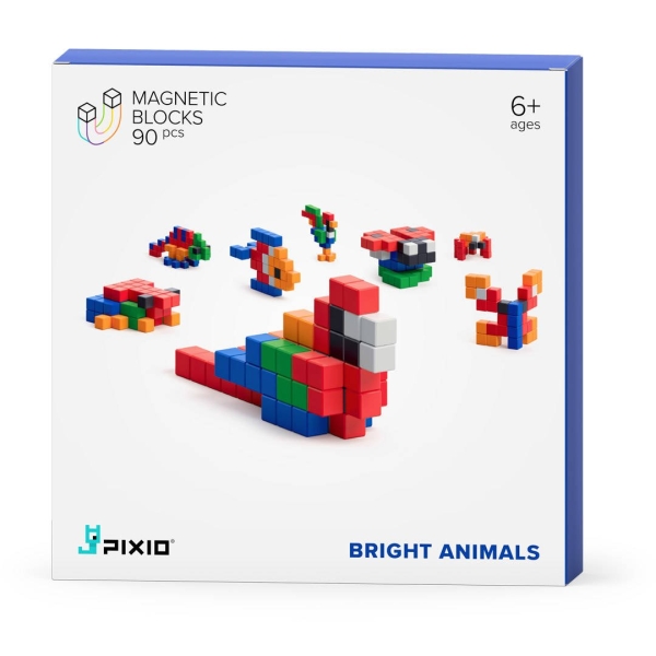 Pixio Magnetic blocks Bright animals story series 30104 