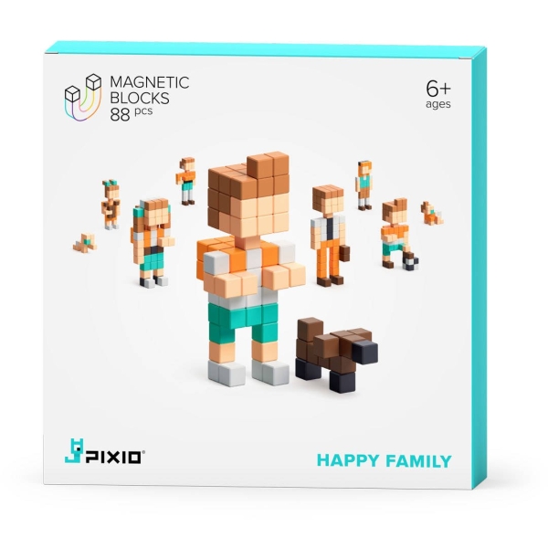 Pixio Magnetic blocks Happy family story series 30103 