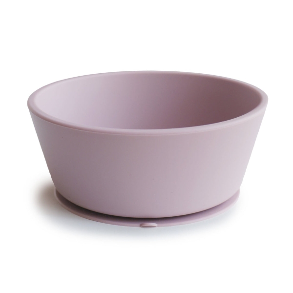 Mushie Silicone bowl Soft lilac 810052464312 