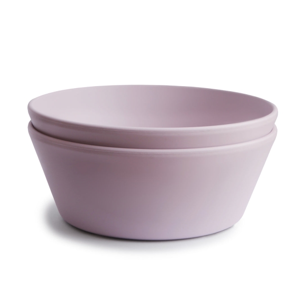 Mushie Set of 2 bowls Soft lilac 810052465753 