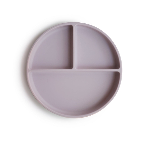 Mushie Silicone plate Soft lilac 810052464268 
