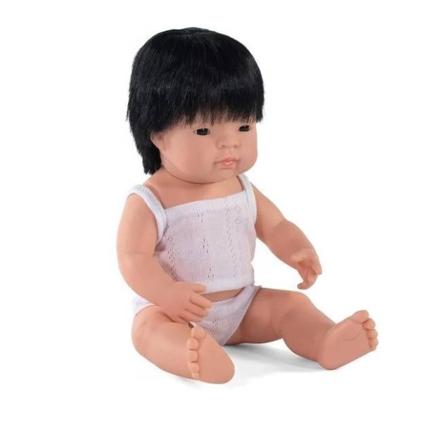 Miniland Asian boy doll 38cm 31155 
