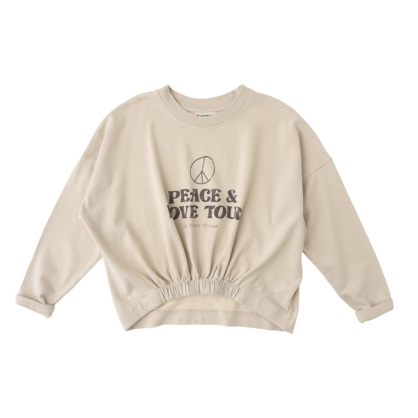 Tocoto Vintage Girl sweatshirt off white W52122-OFFWHITE 