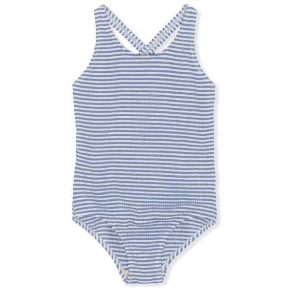 Konges Slojd Crepe basic swimsuit fine stripe KS3375 