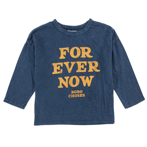 Bobo Choses Forever now long sleeve t-shirt navy 222AC005 