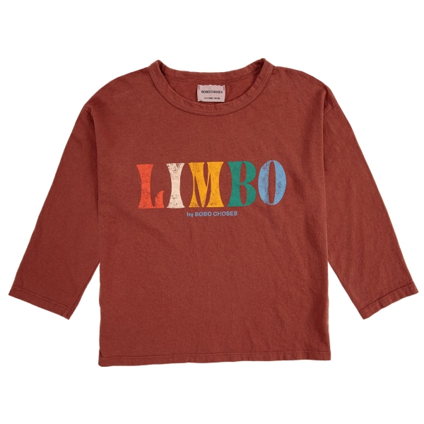 Bobo Choses Koszulka Limbo bordowa 222AC010 