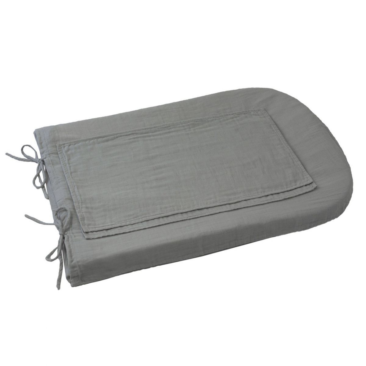 Numero 74 Changing Pad Cover Round silver grey  