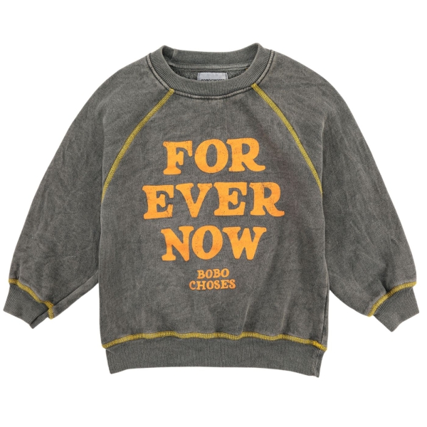 Bobo Choses - Forever now sweatshirt grey - Sudaderas - 222AC044