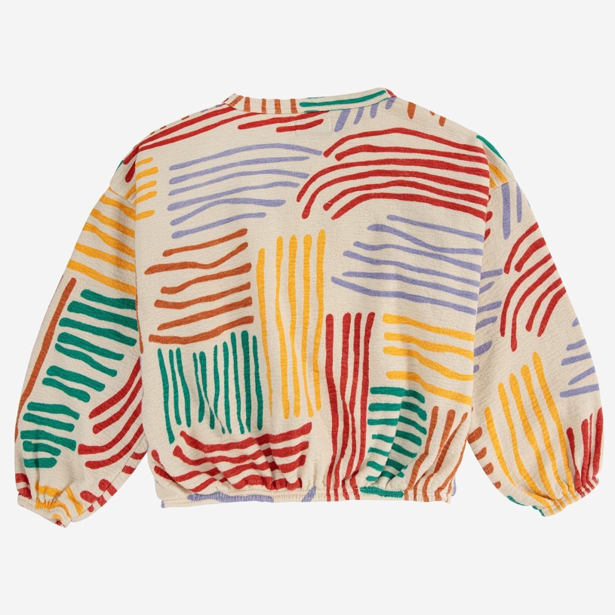 Bobo Choses Crazy lines all over sweatshirt multi