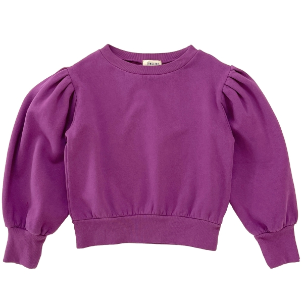 Longlivethequeen Puffed sweatshirt striking purple