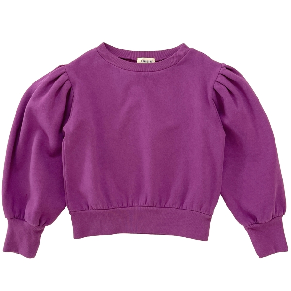 Longlivethequeen Puffed sweatshirt striking purple 22228-663 