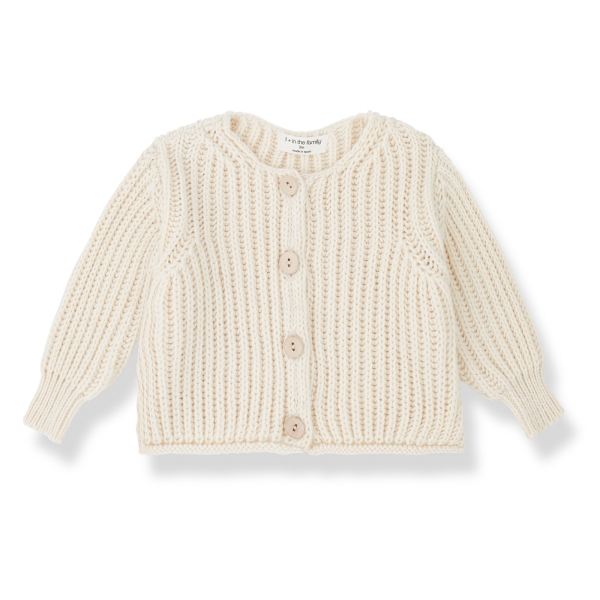 1 + in the family Sweter Rea off white 22W-072 