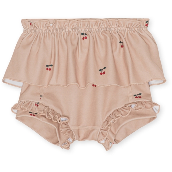 Konges Slojd Bobbi frill swim shorts cherry blush KS3036 