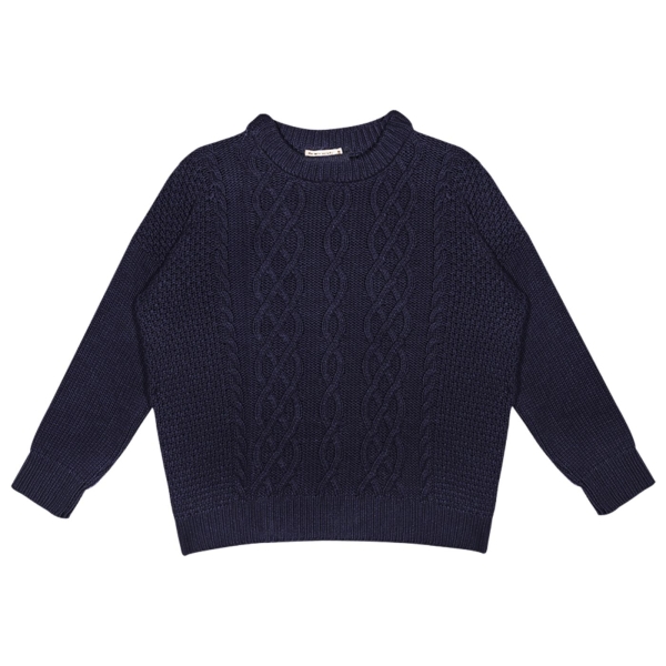 The New Society Enzo jumper navy Chandails